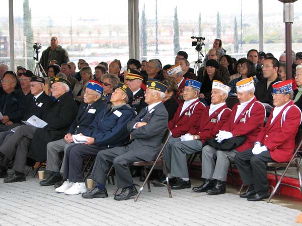 Veterans at Dedication
